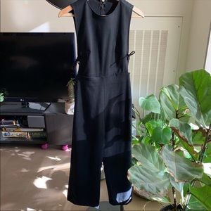 Réformation cropped jumpsuit with cutout details